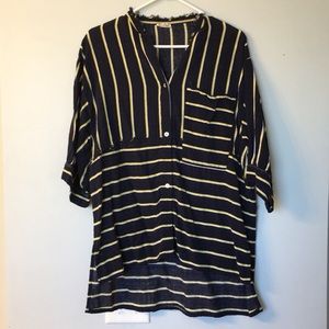 Intimately Free People Oversized Button-Up Shirt